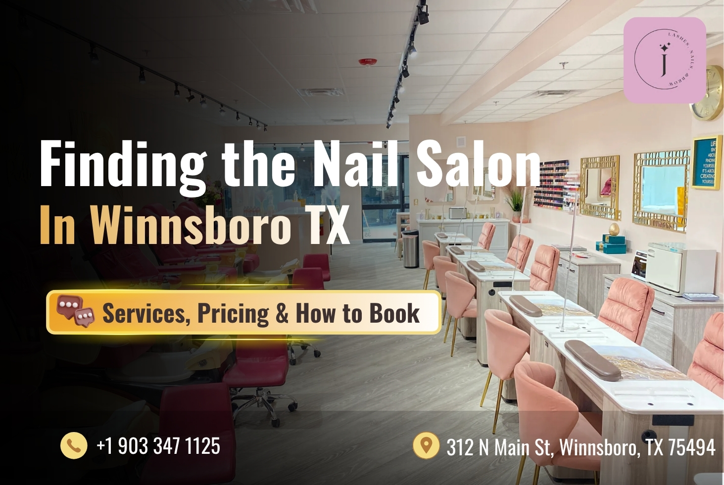 J Nail Lash & Brow Salon in Winnsboro TX: Services, Pricing & How to Book 2 J Nail Lash Brow Services Pricing How To Book