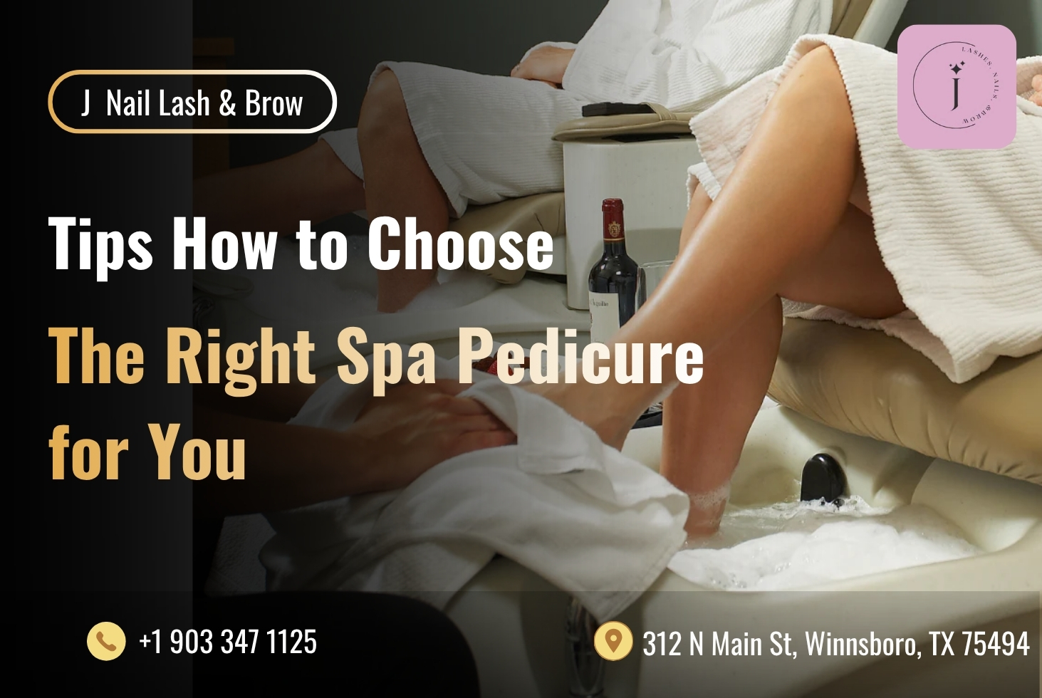 Spa Pedicure Nail Lash Brow